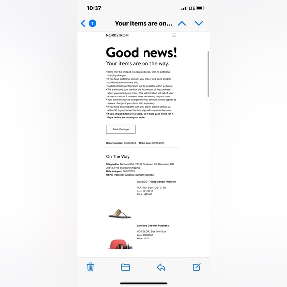 Gucci GG T-strap Sandal - LIKE NEW - Picture 8 of 8